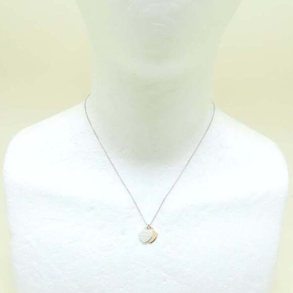 TIFFANY Authentic 18k Pink Heart Necklace - Picture 2 of 7